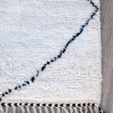 Traditional handmade beni ouarin rug size 150 x 250 cm