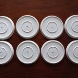 Service 8 cups "Rosette Taïga" Tapio Wirkkala & Ute Schröder for Rosenthal, ca 1970