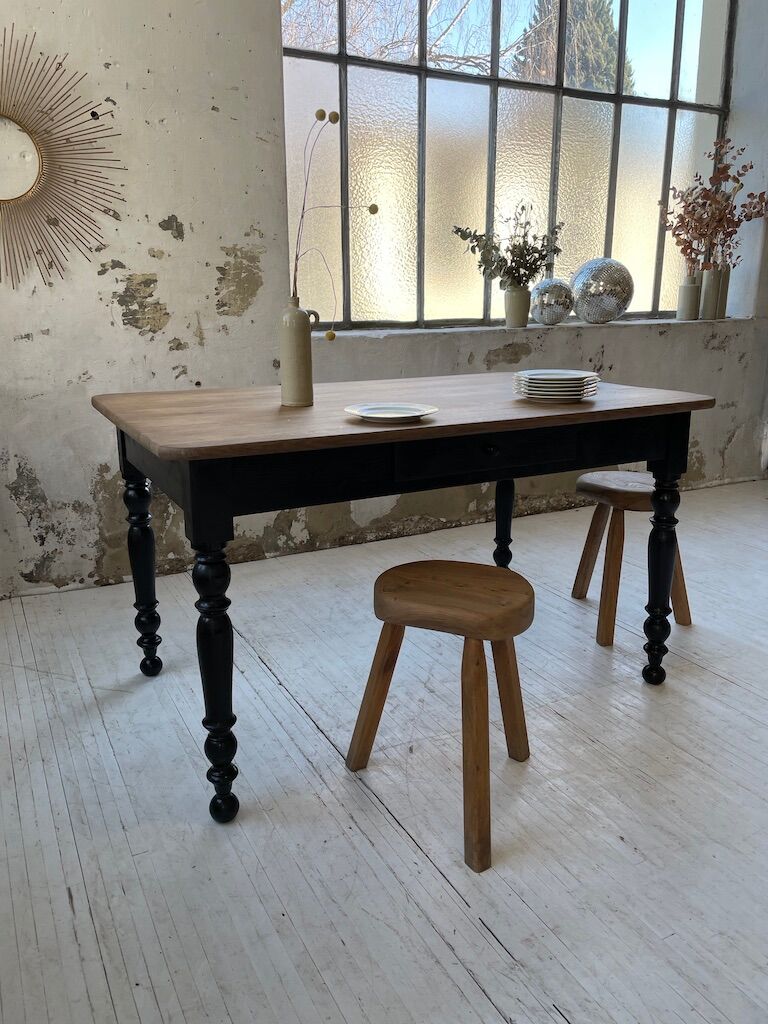 Farm bistro table in oak