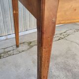 Old rustic farm table, one drawer - 1m30