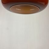 Brown glass pendant light 'AH 1' by Peill et Putzler