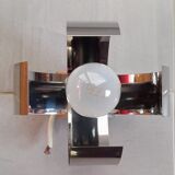 Lamp space age aluminum 70s