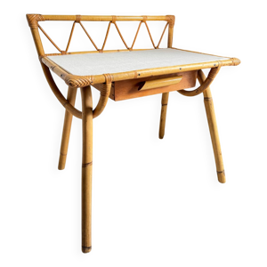 Table d’appoint rotin