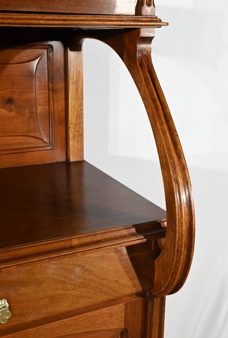 Mahogany Bar Furniture, attributed to Maison E.Diot, Art Nouveau – 1900