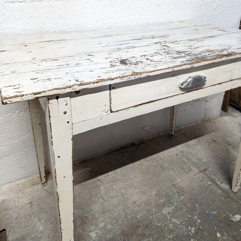 Patinated farmhouse table