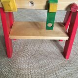 Children's wooden workbench