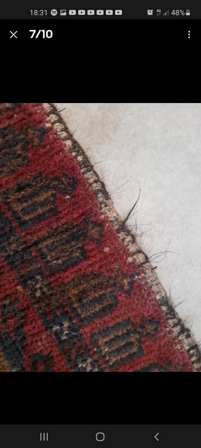 Ancient tribal rug 135x85cm