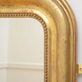 Miroir en bois doré français du 19e siècle -147x98cmm