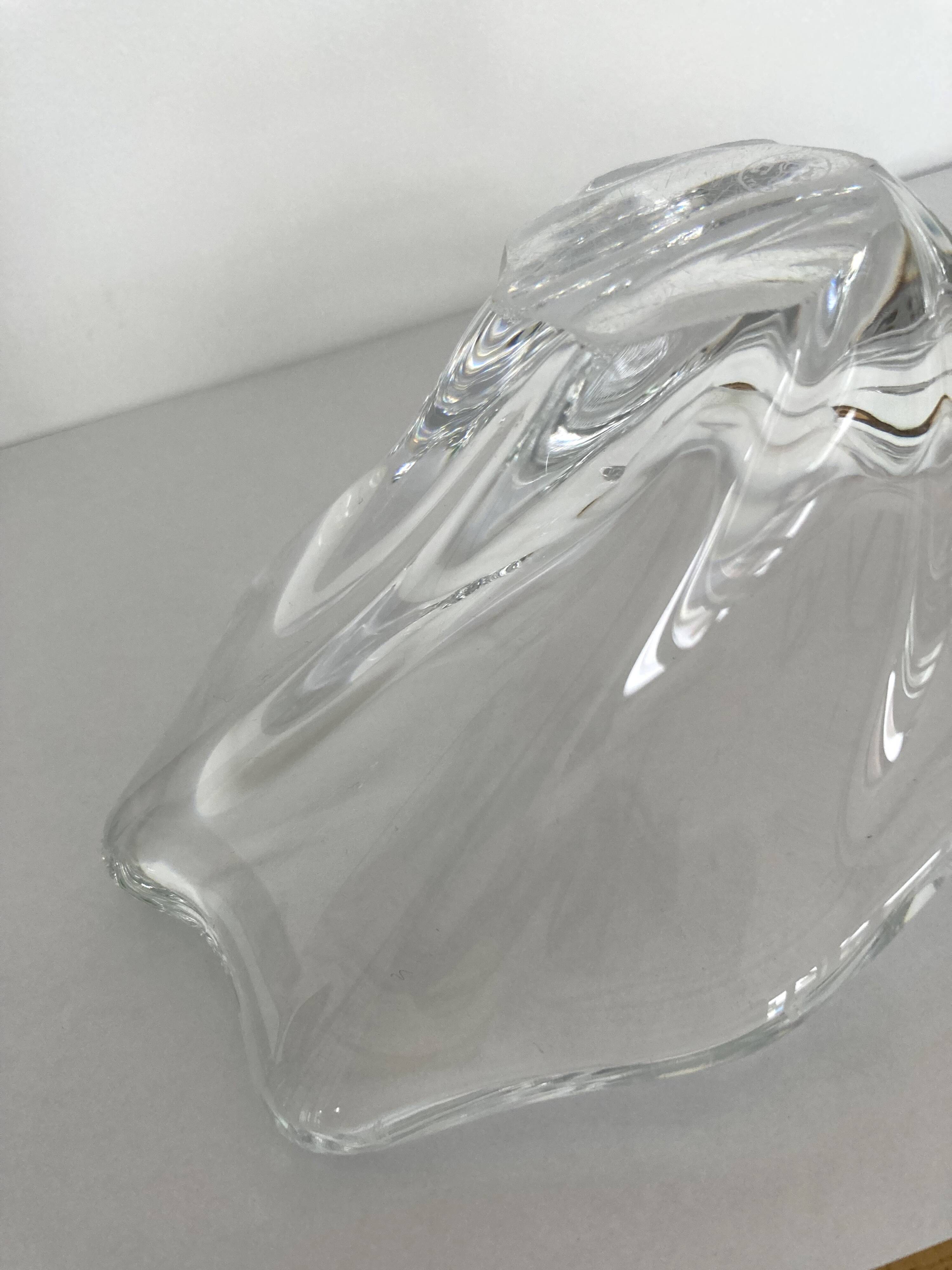 vide poche cristal estampillé Baccarat