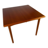 Table à manger extensible en teck, Danemark années 1960