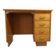 Vintage light wood desk – 1960s/70s – mid-century modern style