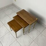 Ensemble de tables gigognes des années 60