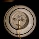 Vintage swirl zebra lamp by eglo 80s 90s