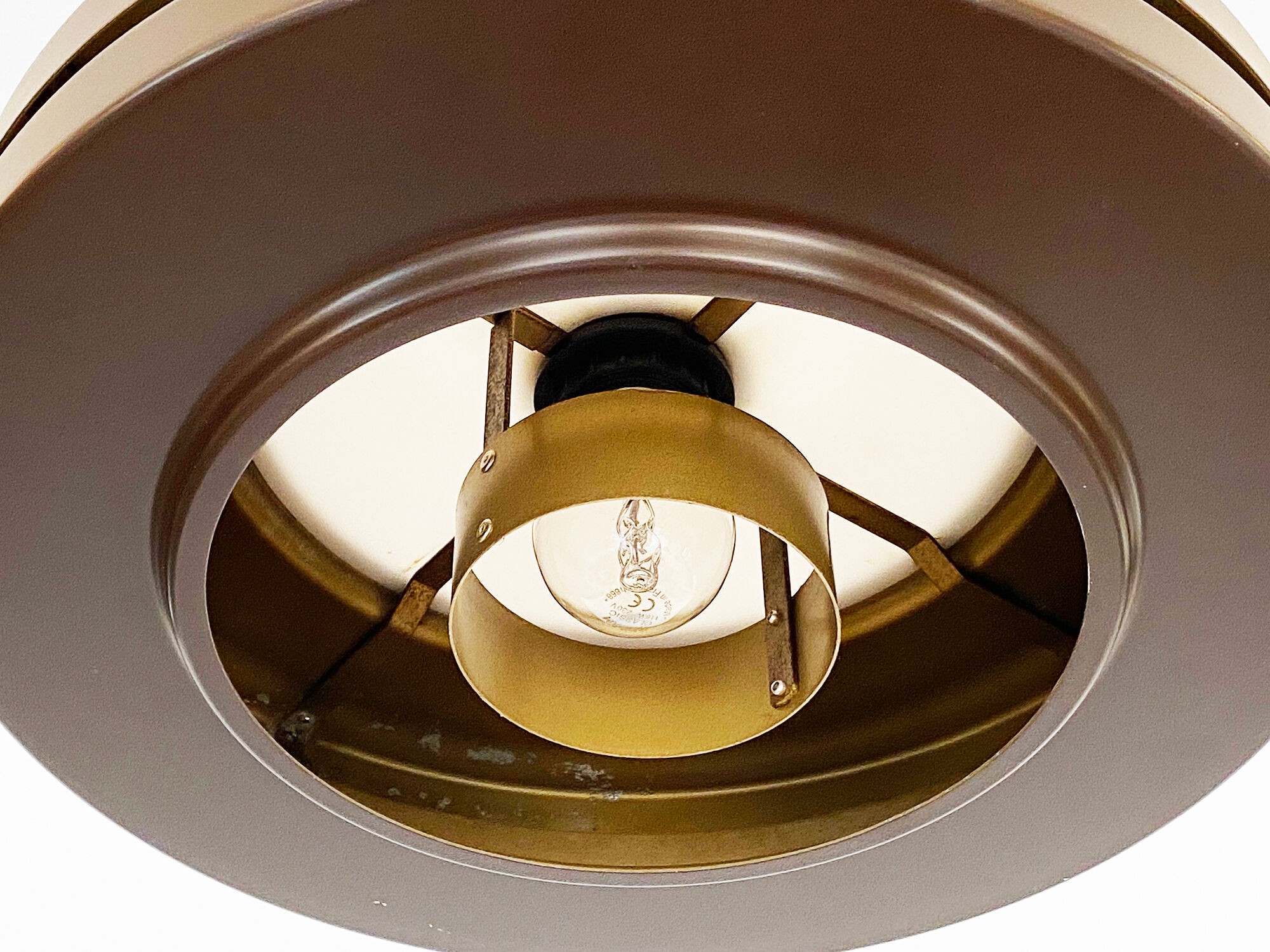 Vintage pendant light by Vitrika, Denmark 1970