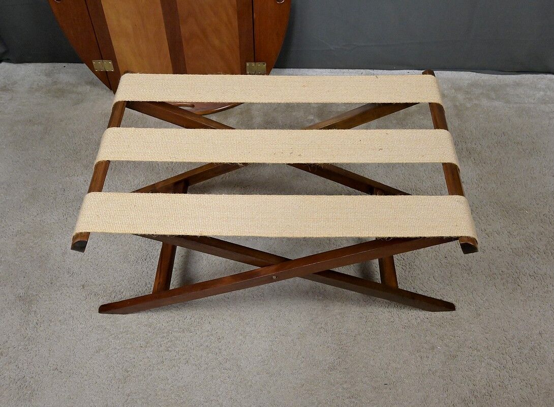 Table de majordome pliante en acajou – 1940