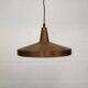 Vintage Copper Pendant Lamp: 1960s Scandinavian Design