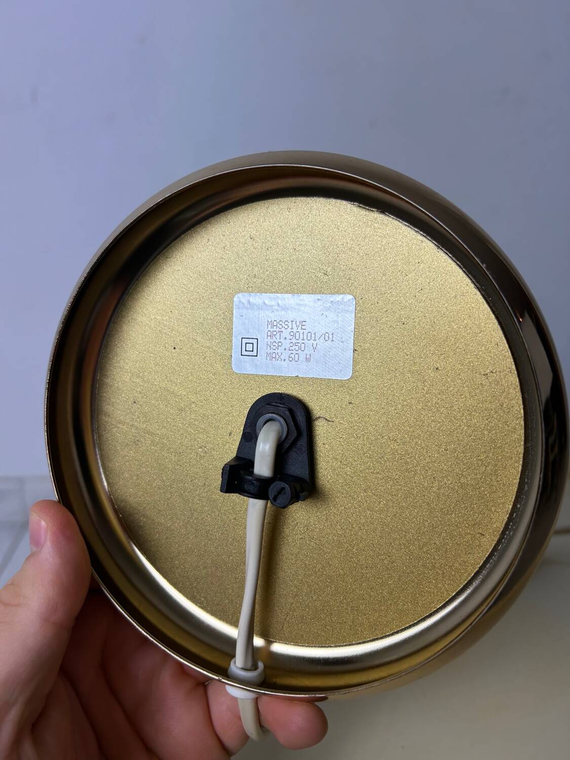 Vintage Hollywood Regency table lamp glass leaf