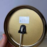 Vintage Hollywood Regency table lamp glass leaf