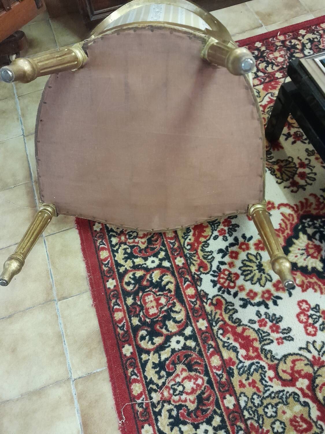 Louis XVI Style Ensemble Salon - Basket Sofa & Pair of Armchairs
