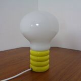 Yellow Opaline Glass Bulb Lamp by Ingo Maurer for M Design, 1960s