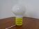 Yellow Opaline Glass Bulb Lamp by Ingo Maurer for M Design, 1960s