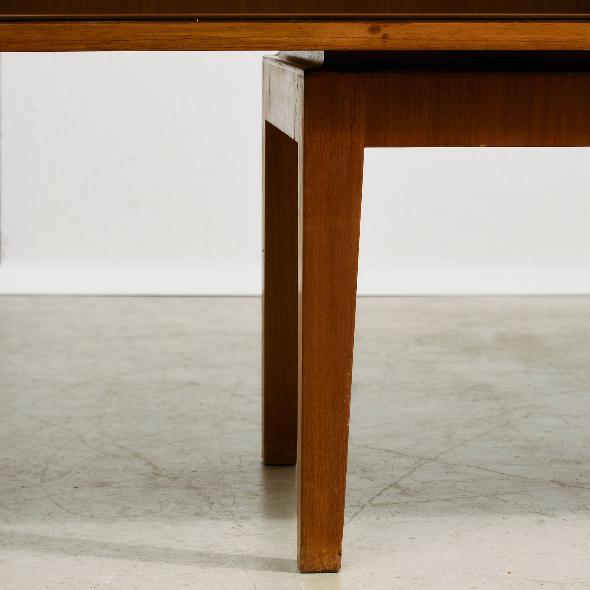 Rosewood and Teak Low Sideboard with Sliding Doors, 1960s