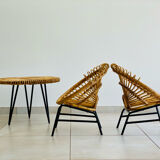 Children's rattan lounge set