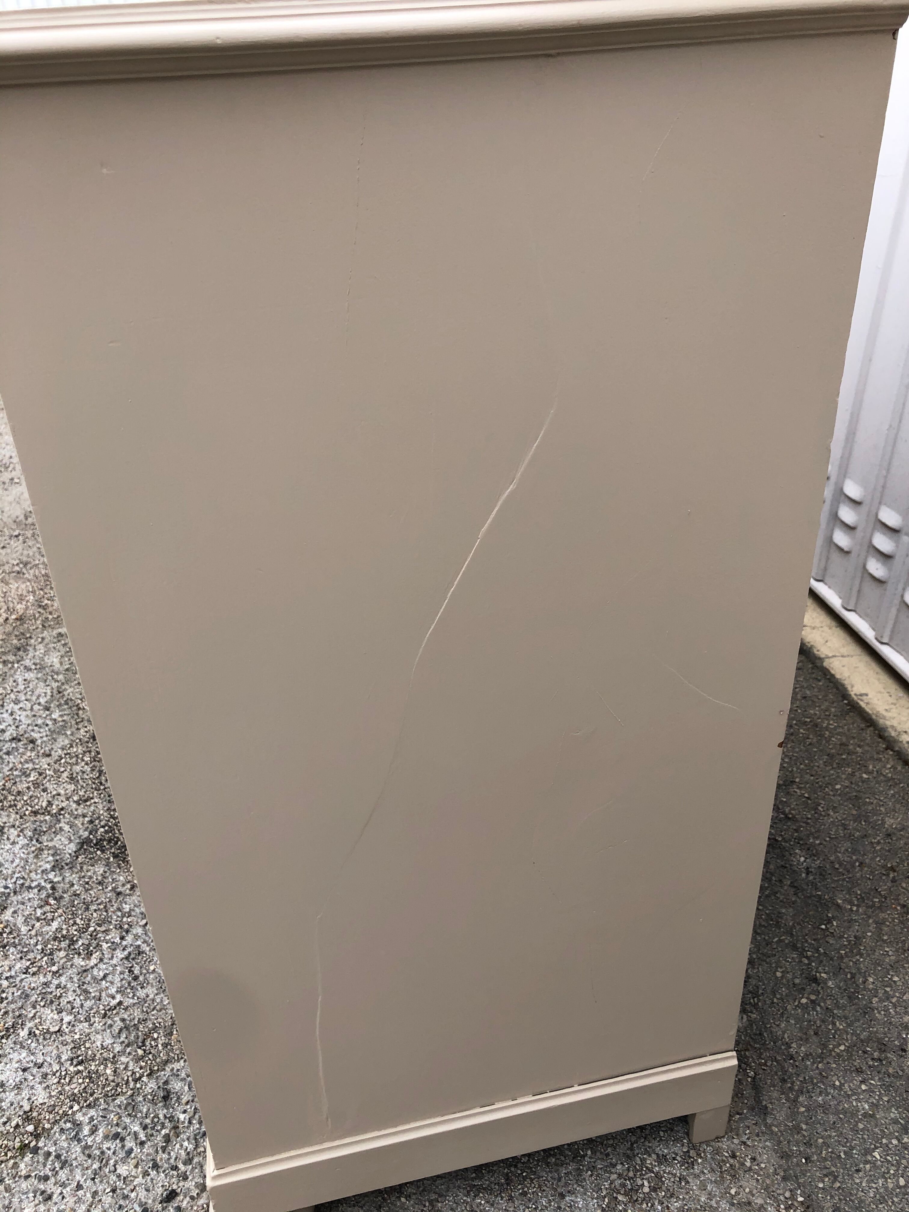 Old beige patina buffet