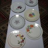 Assortment of 6 old plates
