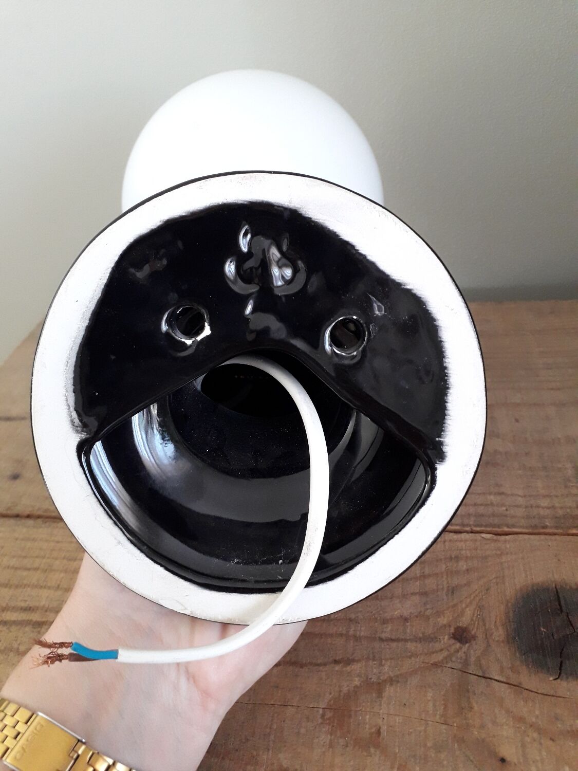 Vintage ceramic wall light