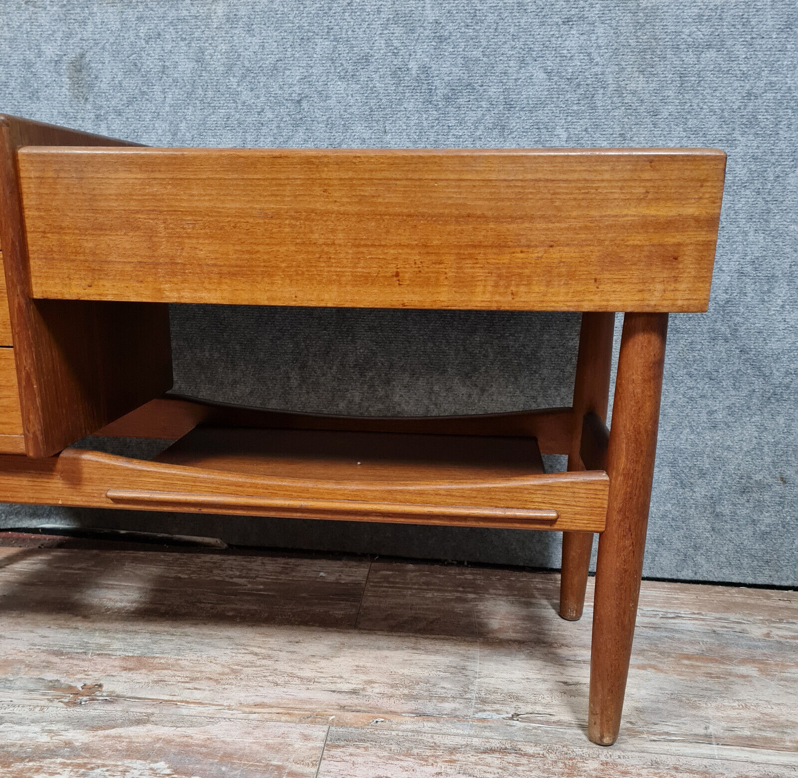 Scandinavian rosewood planter from Rio by Arne Wahl Iversen circa 1960