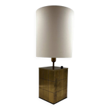 Hollywood regency brass table lamp base, Romeo Rega Italy, 1970s