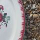 Plat ovale vintage digoin sarreguemines