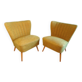 Pair of cocktail armchairs