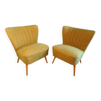Pair of cocktail armchairs