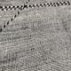 Moroccan Berber carpet Kilim Zanafi black and white 1, 47x1,04