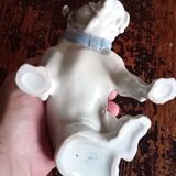 Gräfenthal - porcelain dog - H 12 cm