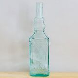 Vintage octopus glass decanter bottle