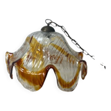 VINTAGE MURANO GLASS CHANDELIER / PENDANT LAMP FROM THE 70S