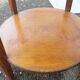 Gueridon vintage placage chêne