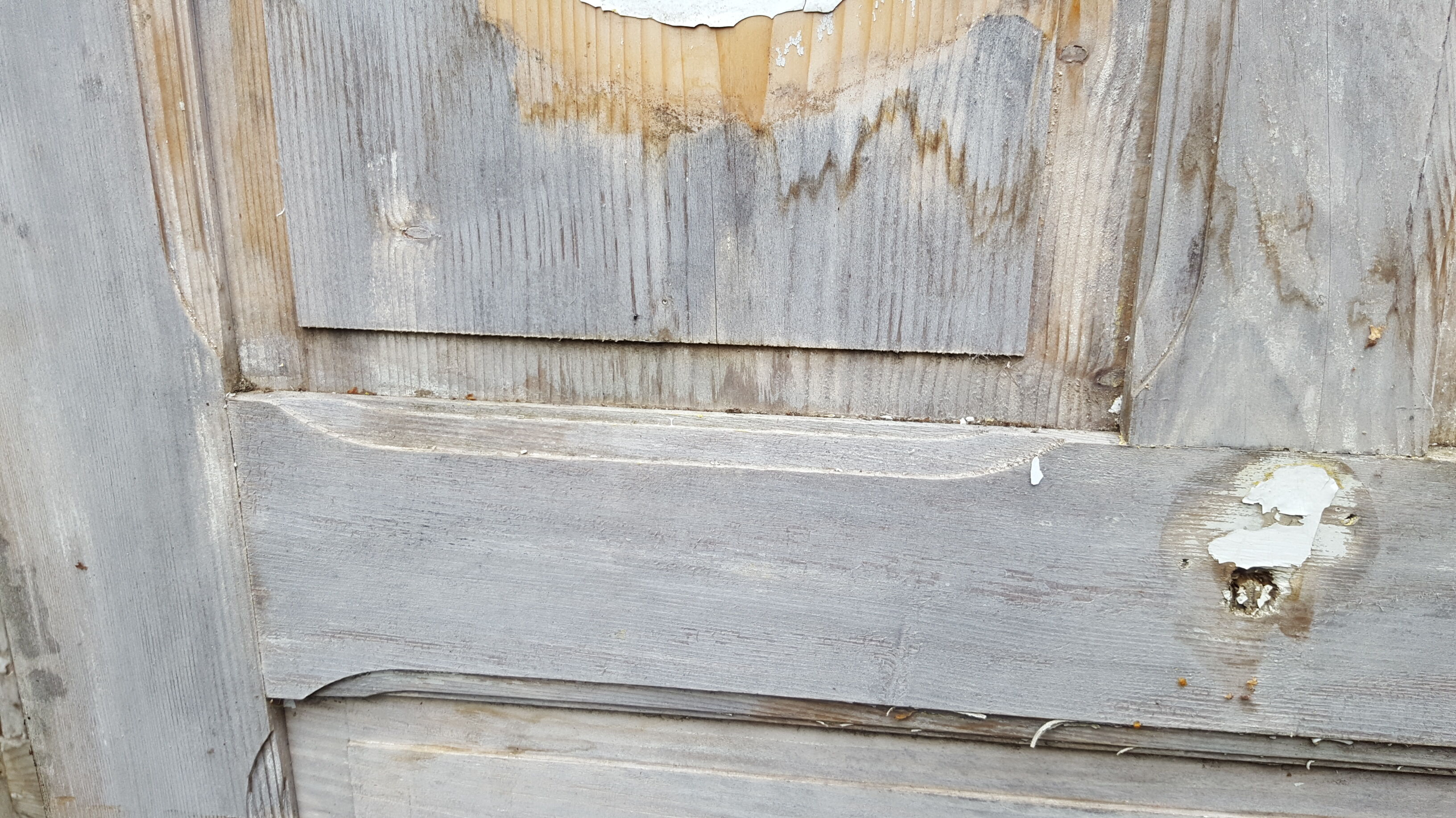 Old door beautiful patina height 208 cm