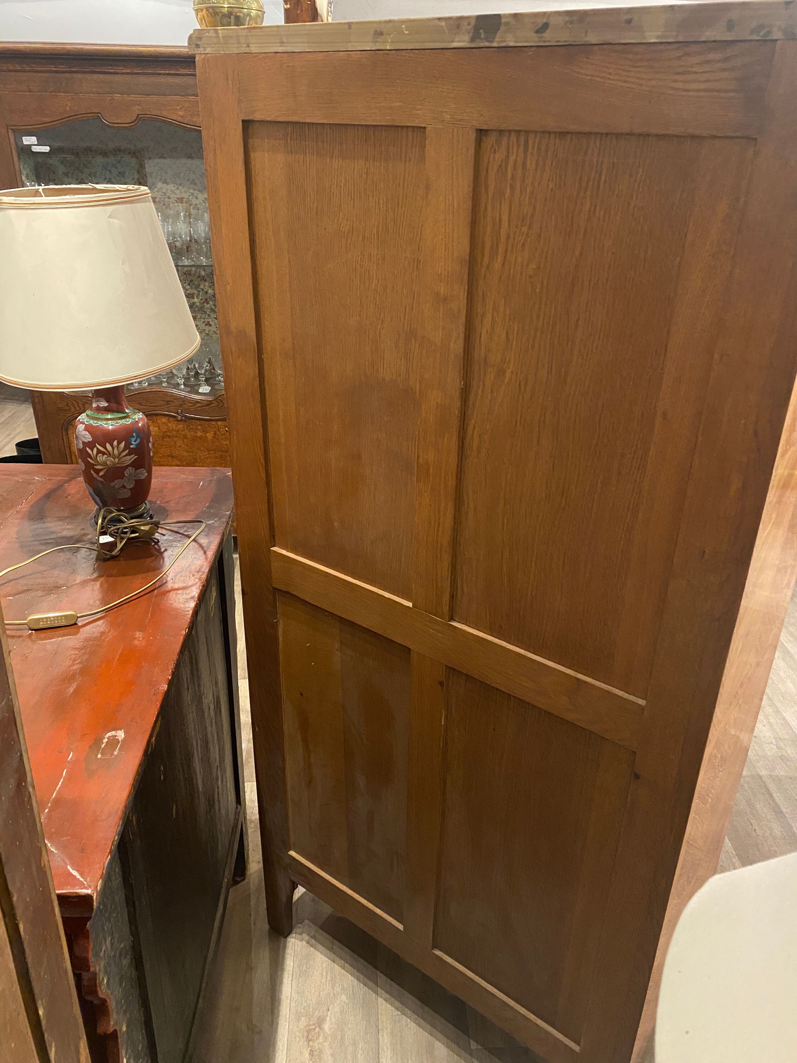 Semainier in rosewood veneer style louis XV Louis XVI