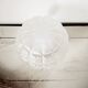 Table lamp with glass check pattern