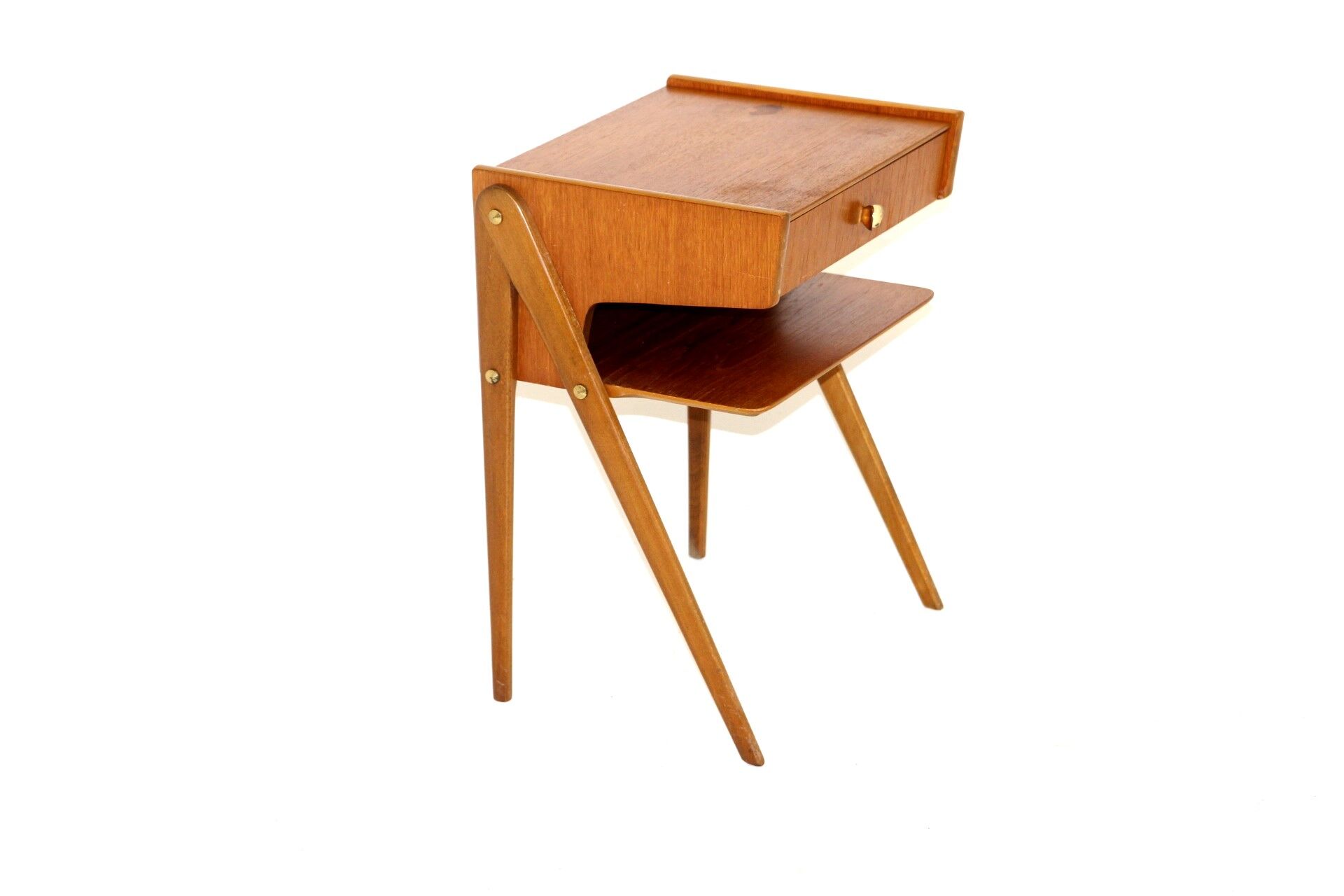 Teak bedside table, Sweden, 1950