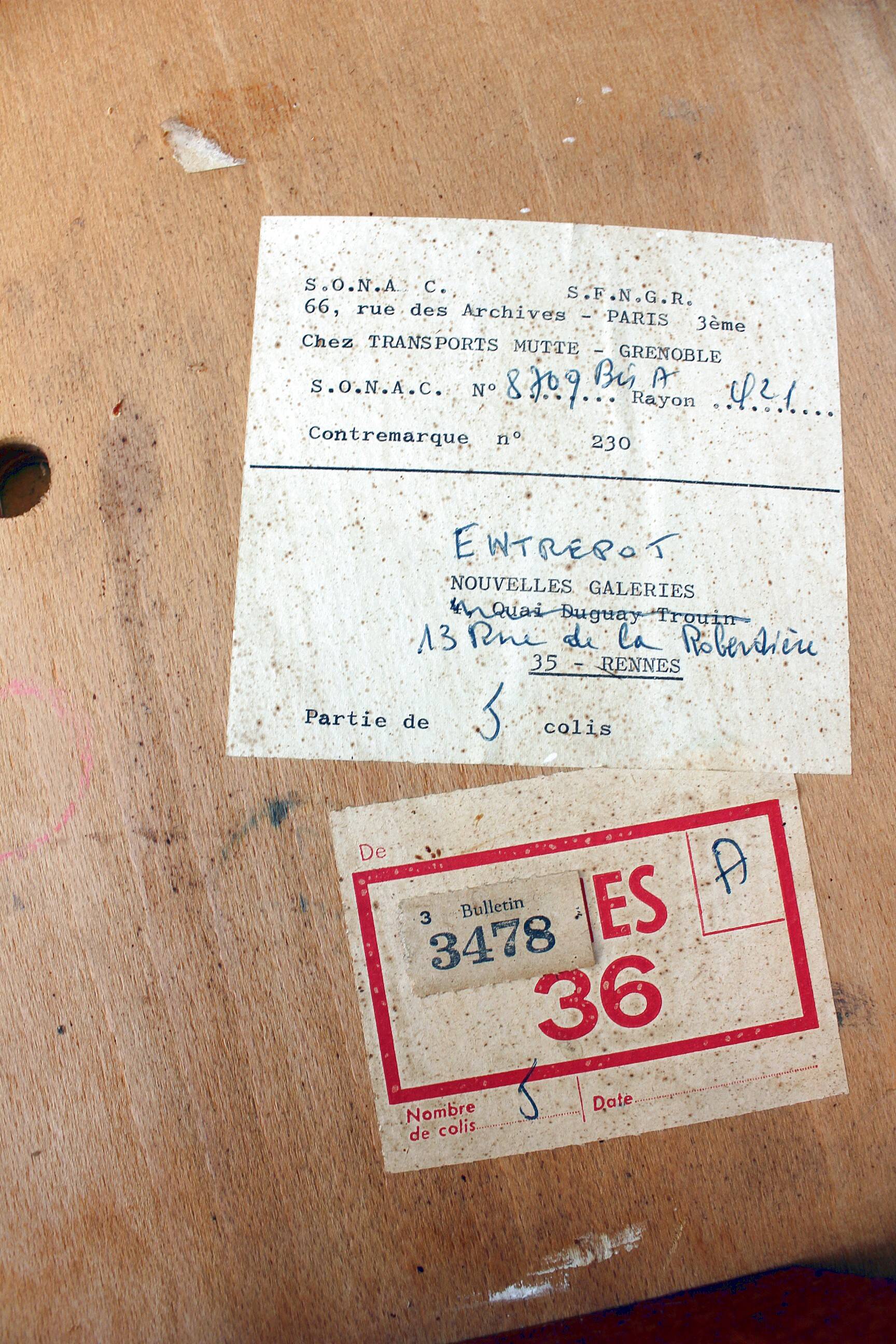 Vintage Scandinavian wooden chair from the 1970s