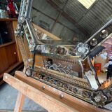 Grand miroir vénitien ancien à pare-close – début XXᵉ siècle