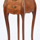 Bedside table in rosewood marquetry
