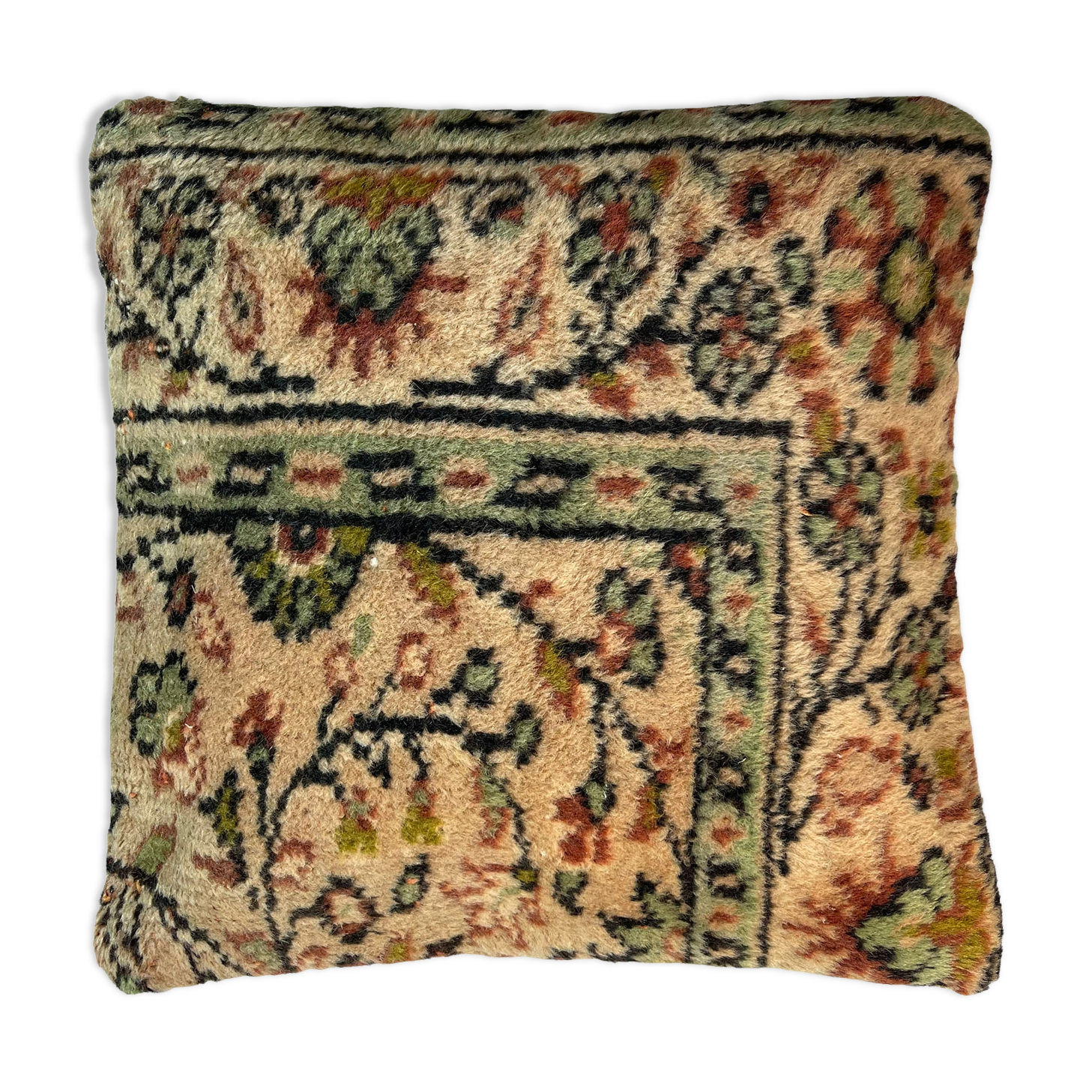 Housse de coussin de tapis turc vintage 45 x 45 cm