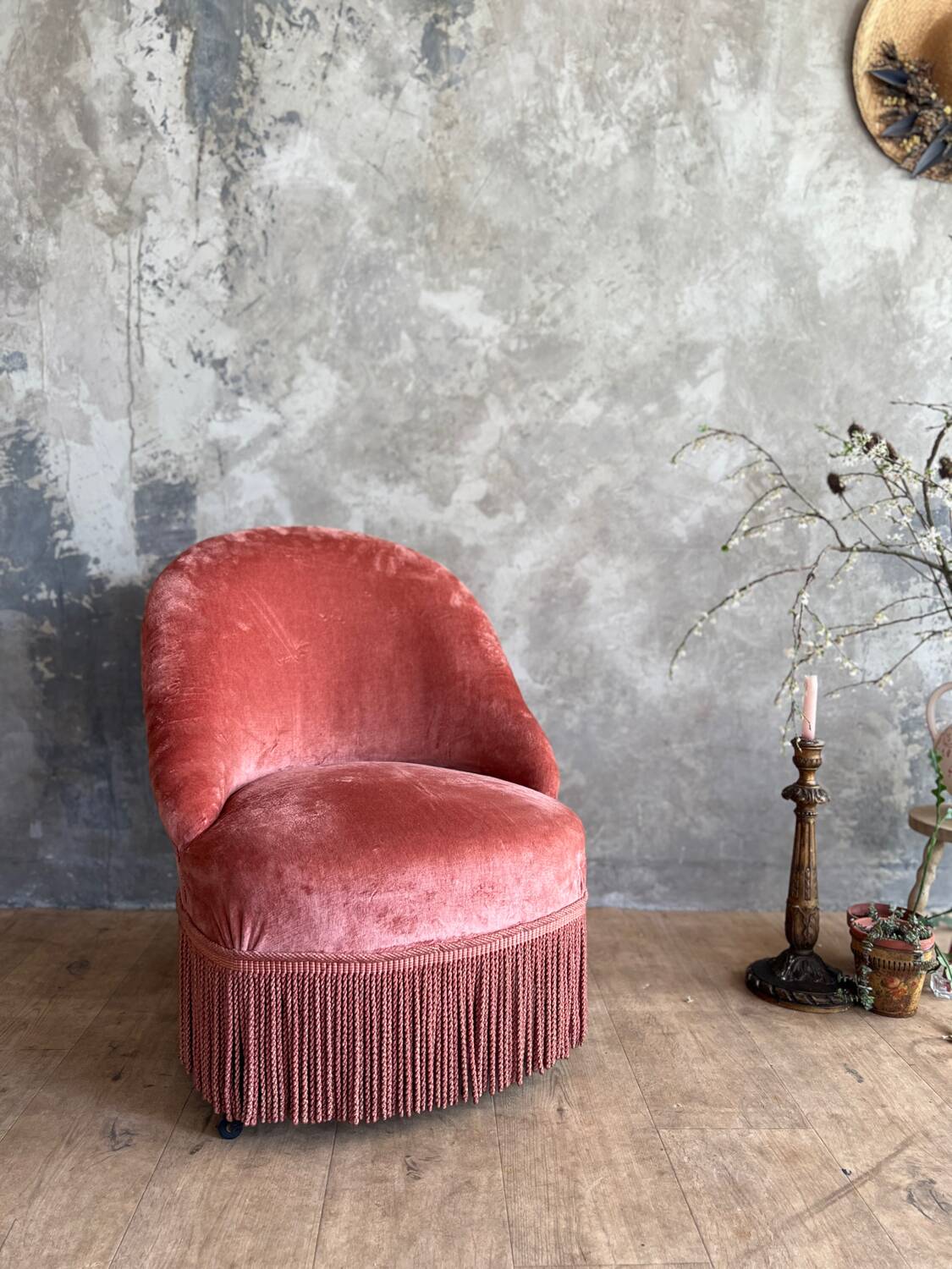 19th century toad armchair