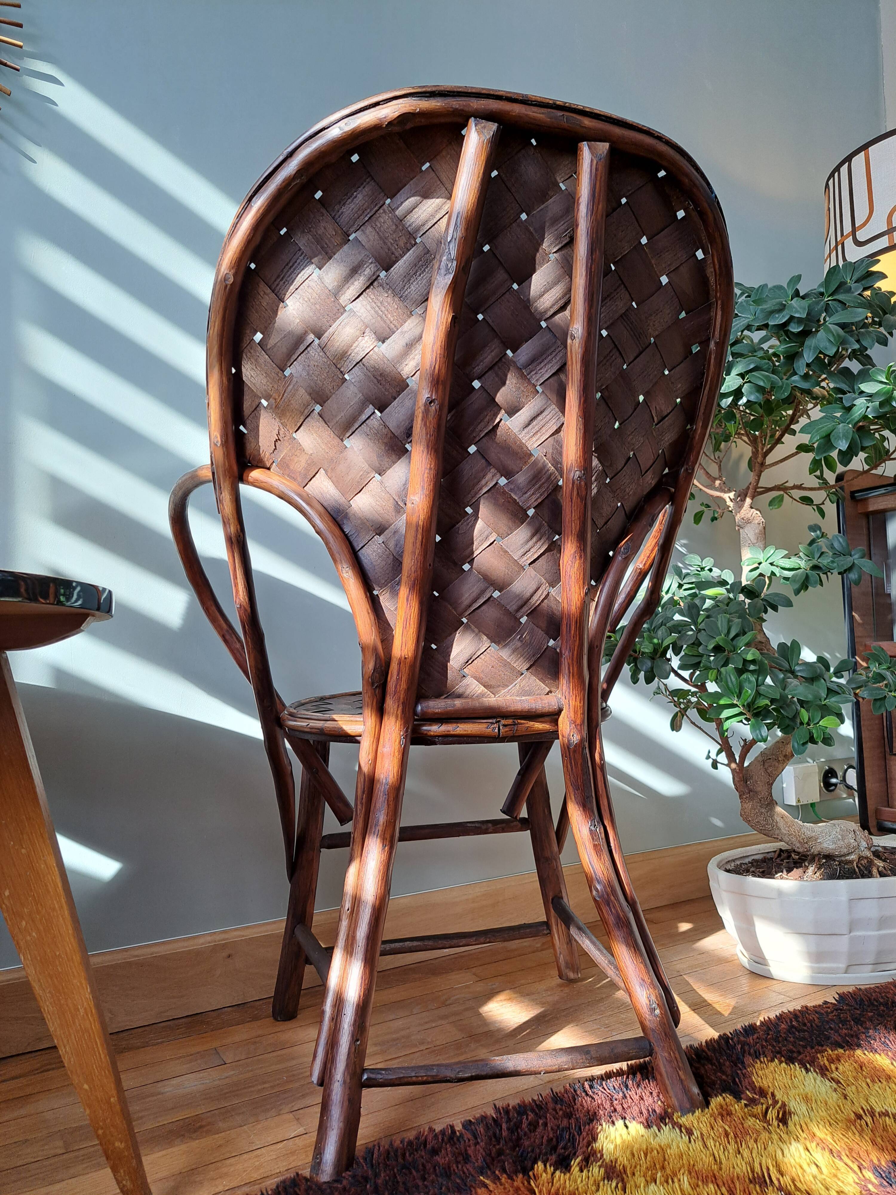 Chestnut armchair from Limousin